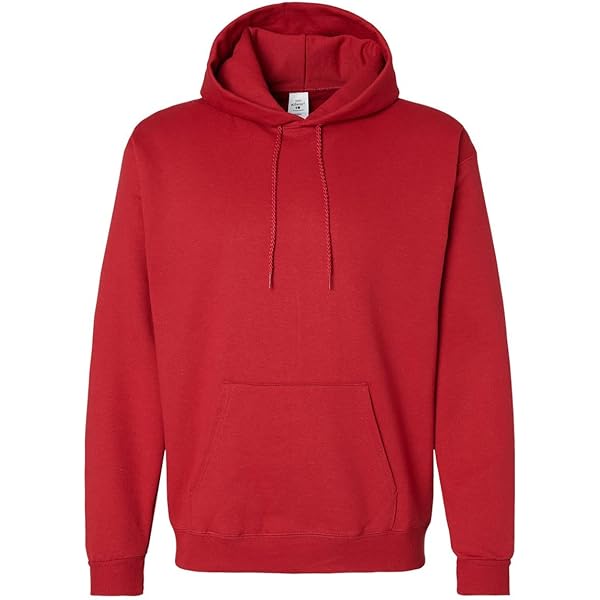 Fruit of the Loom Lady-Fit Hooded Sweat Women's Sweatshirt, Red